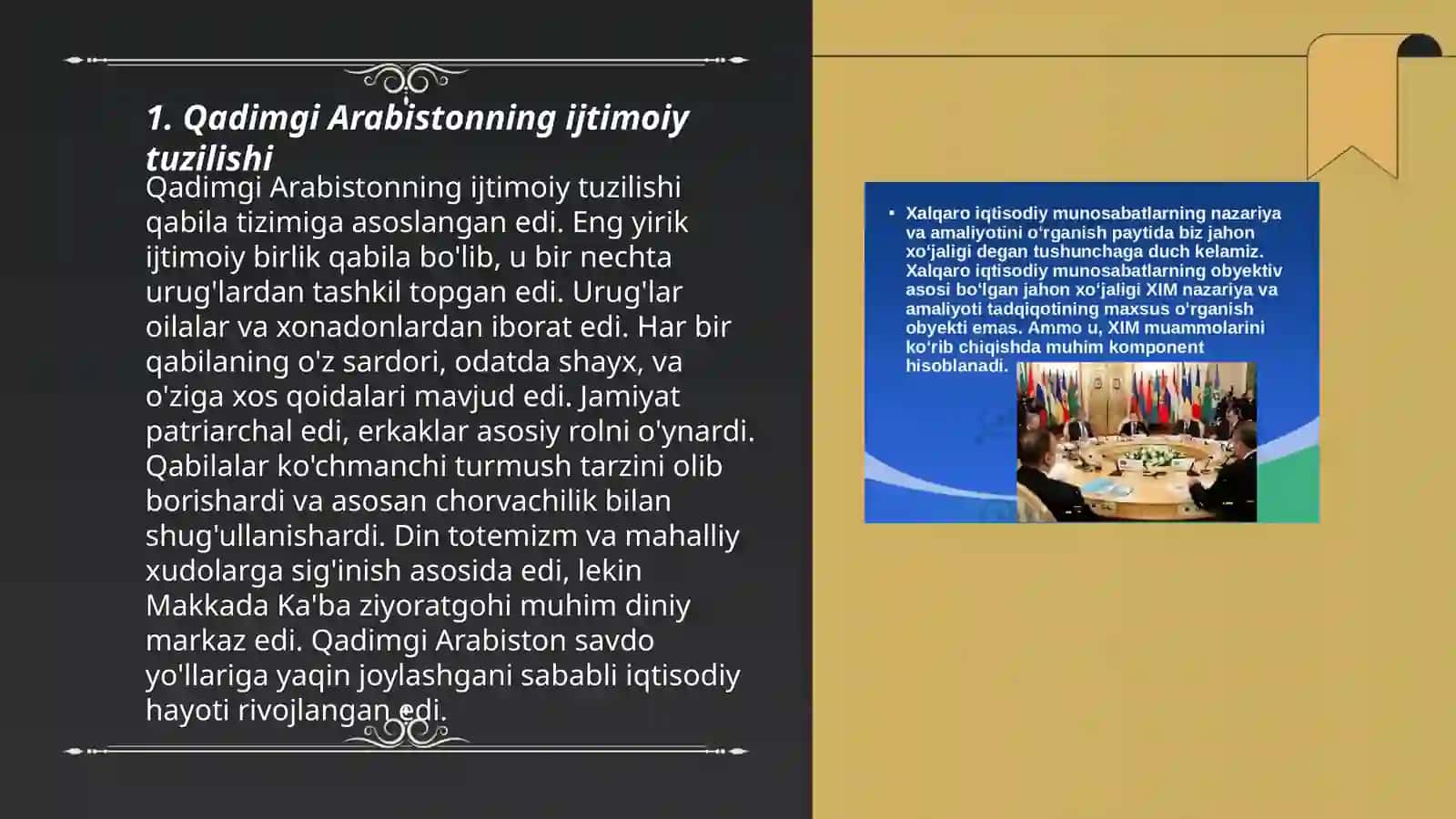 Qadimgi Arabistonning ijtimoiy tuzilishi 3
