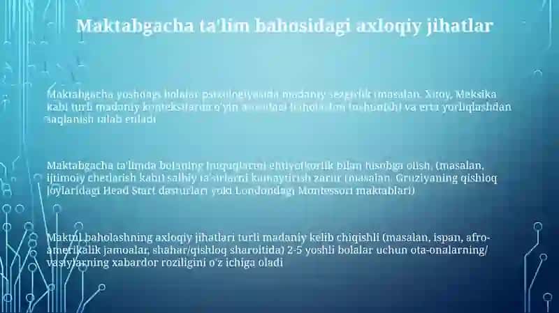 Maktabgacha tarbiya davri psixologiyasi va psixodiganostikasi 3