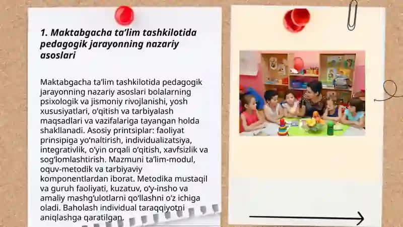 Maktabgacha taʼlim tashkilotida pedagogik jarayonni tashkil etish 3