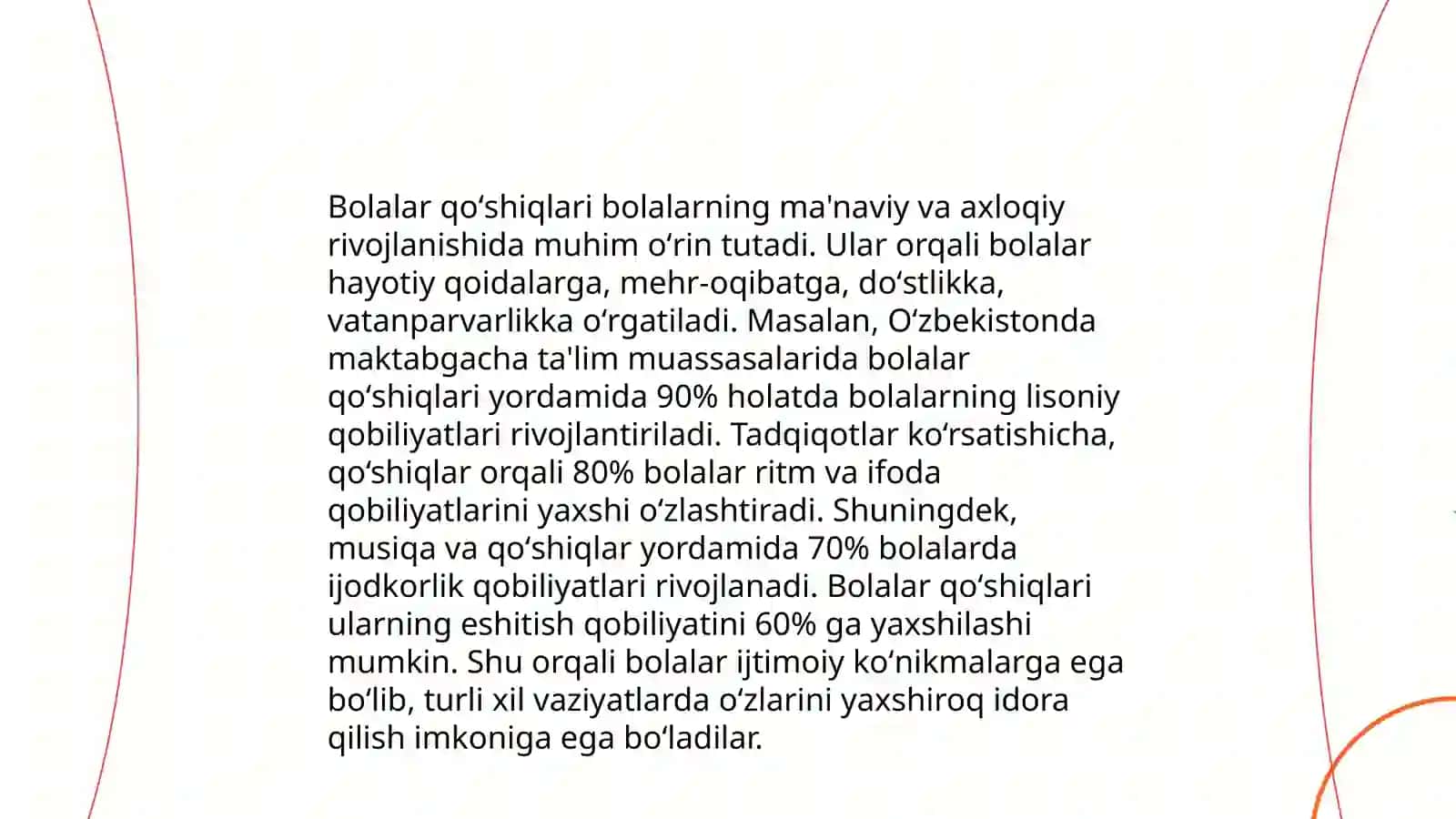 Bolalar qoʻshiqlari va ertaklar tahlili 3