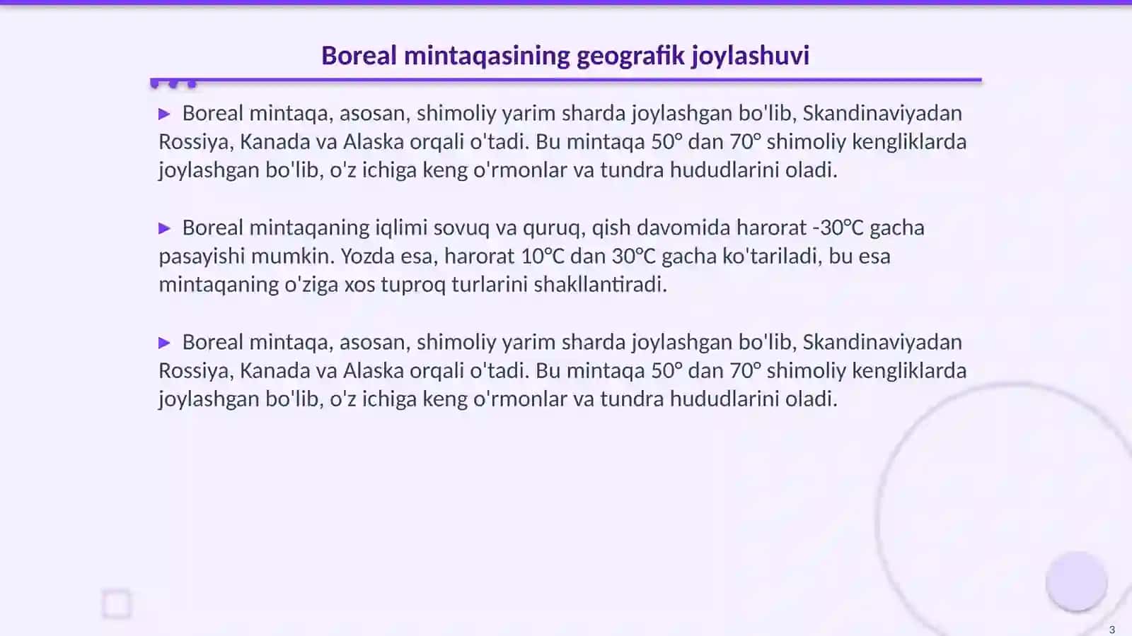 Boreal mintaqa tuproqlari geografiyasi 3