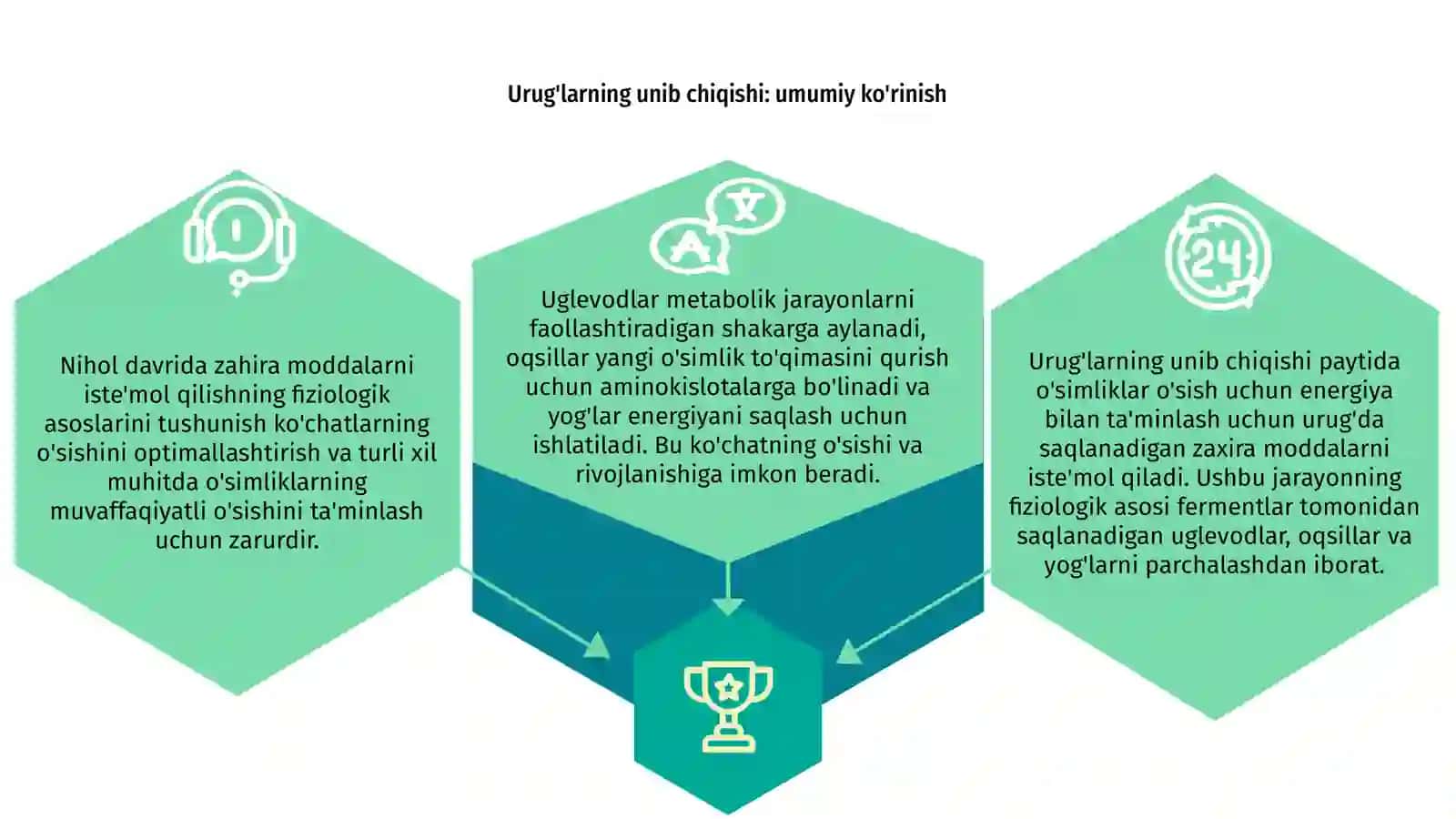 O'simlik urug'ining unib chiqishida zaxira moddalar sarflanishining fiziologik asoslari 3
