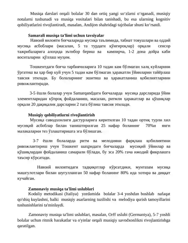 Maktabgacha taʼlim muassasalarida musiqa tarbiyasining ahamiyati 3