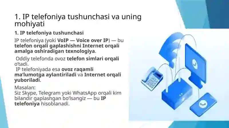 IP telefoniya (VoIP) 3