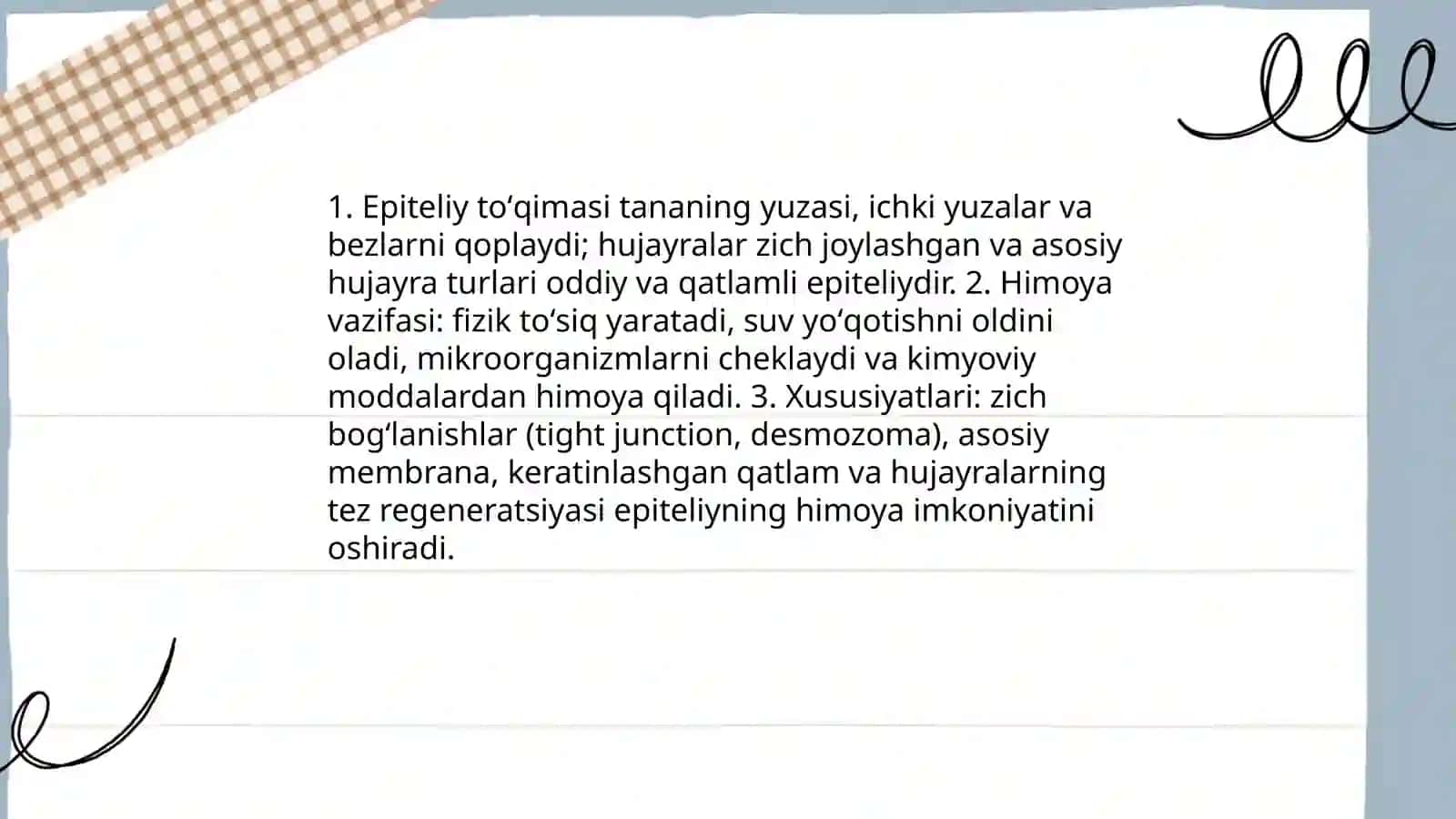 Toʻqima xillari va vazifalari 3
