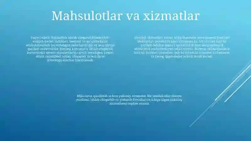 Biznes Reja: Shlakoblok Ishlab Chiqarish 3