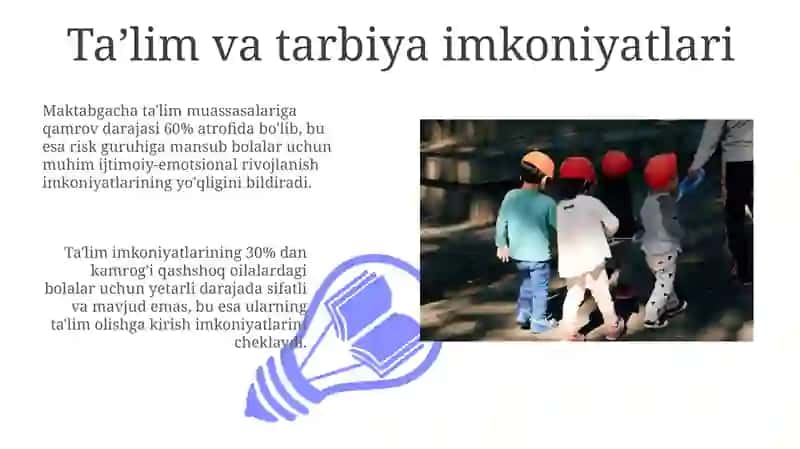 Xavf guruhidagi bolalar vaziyatini baholash 3