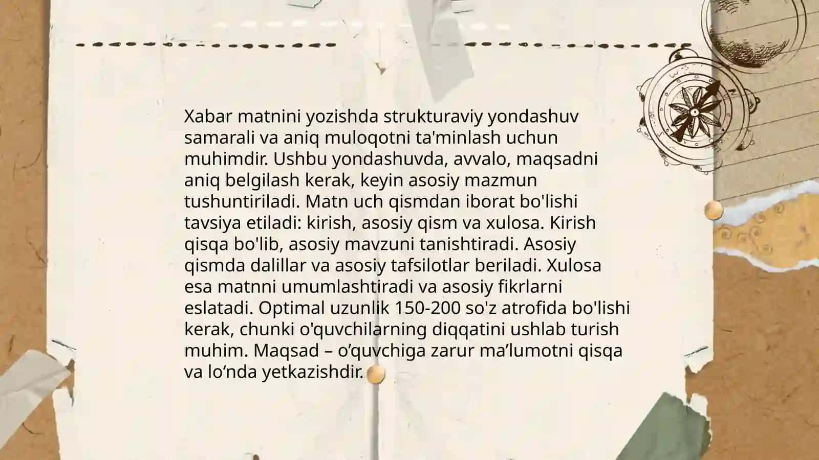 Xabar matni yozish va uni tahlil qilish 3