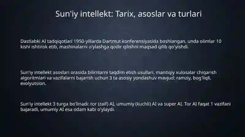 Suniy intelekt 3