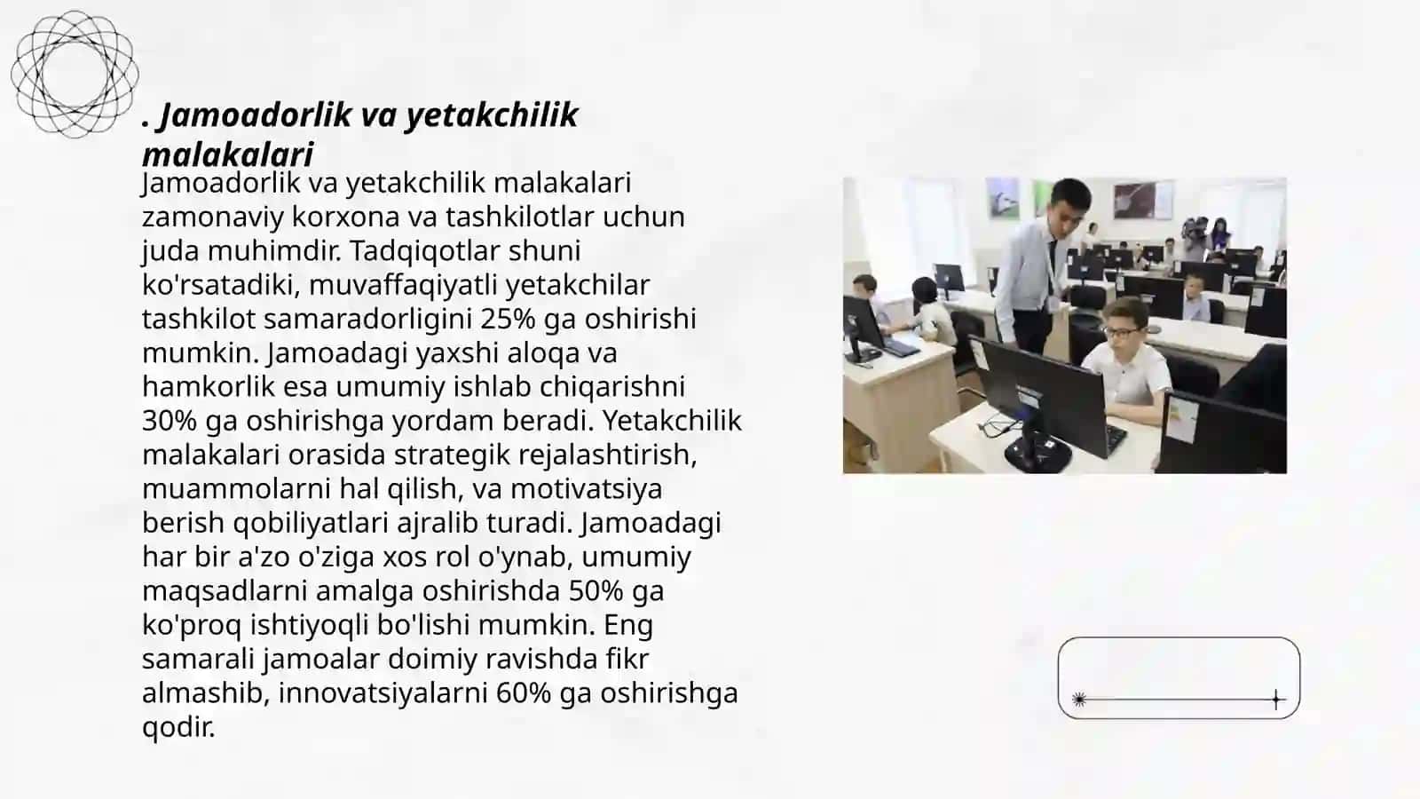 Ijtimoiy- hissiy rivojlanish sohasi kompitensiyalari, nutq muloqot oqish va yozish malakalari sohasi kompitensiyalari 3