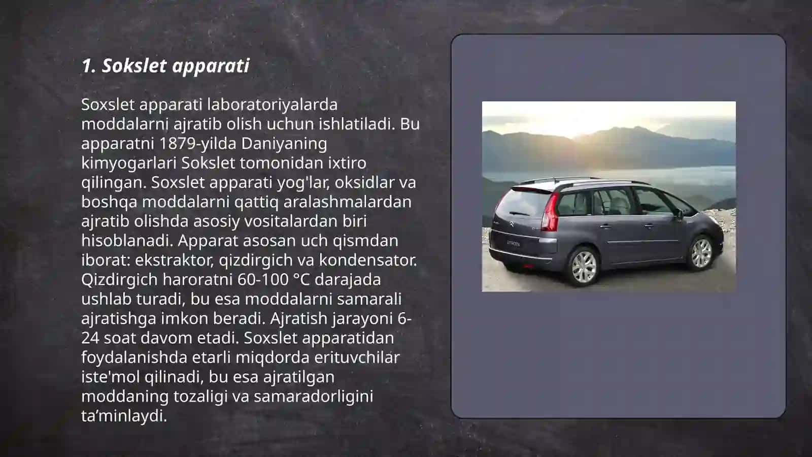 Òsimlik uruĝi tarkibidagi yoĝ miqdorini Sokslet apparatida aniqlash 3