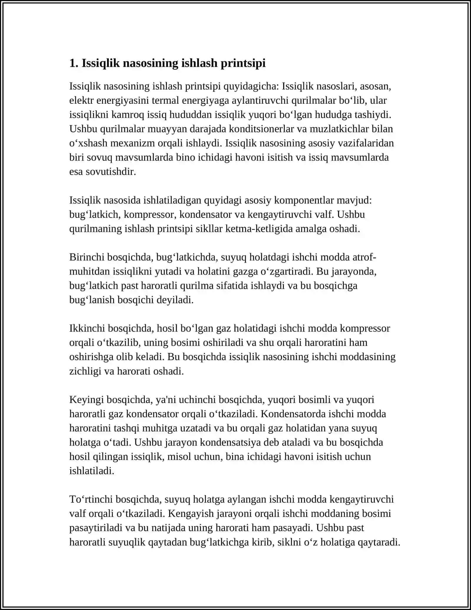 ISSIQLIK NASOSI 3