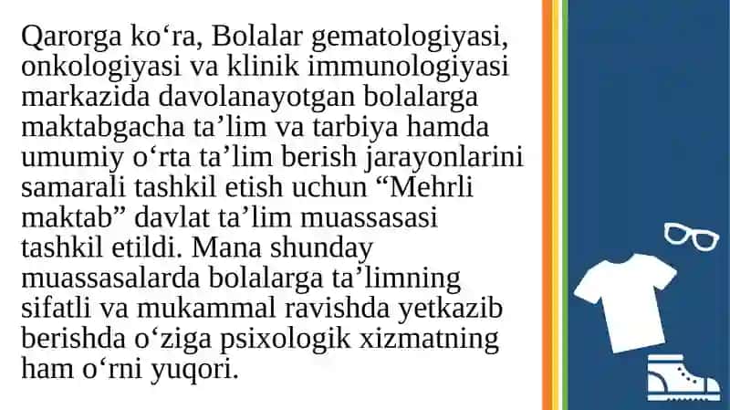 MEHRLI MAKTABNING TA'LIM TARBIYA JARAYONLARINI TASHKIL ETISH 3