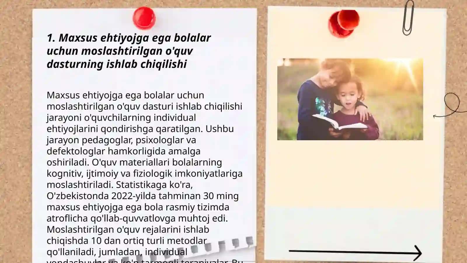 Maxsus ehtiyojga ega bolalarning o’ziga xos pedagogik yondashular 3