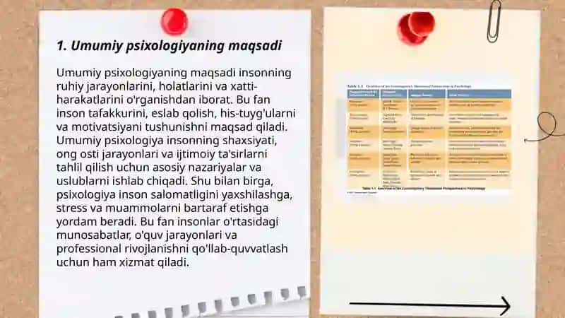 Umumiy psixologiya fani pridmeti maqsadi va vazifalari 3