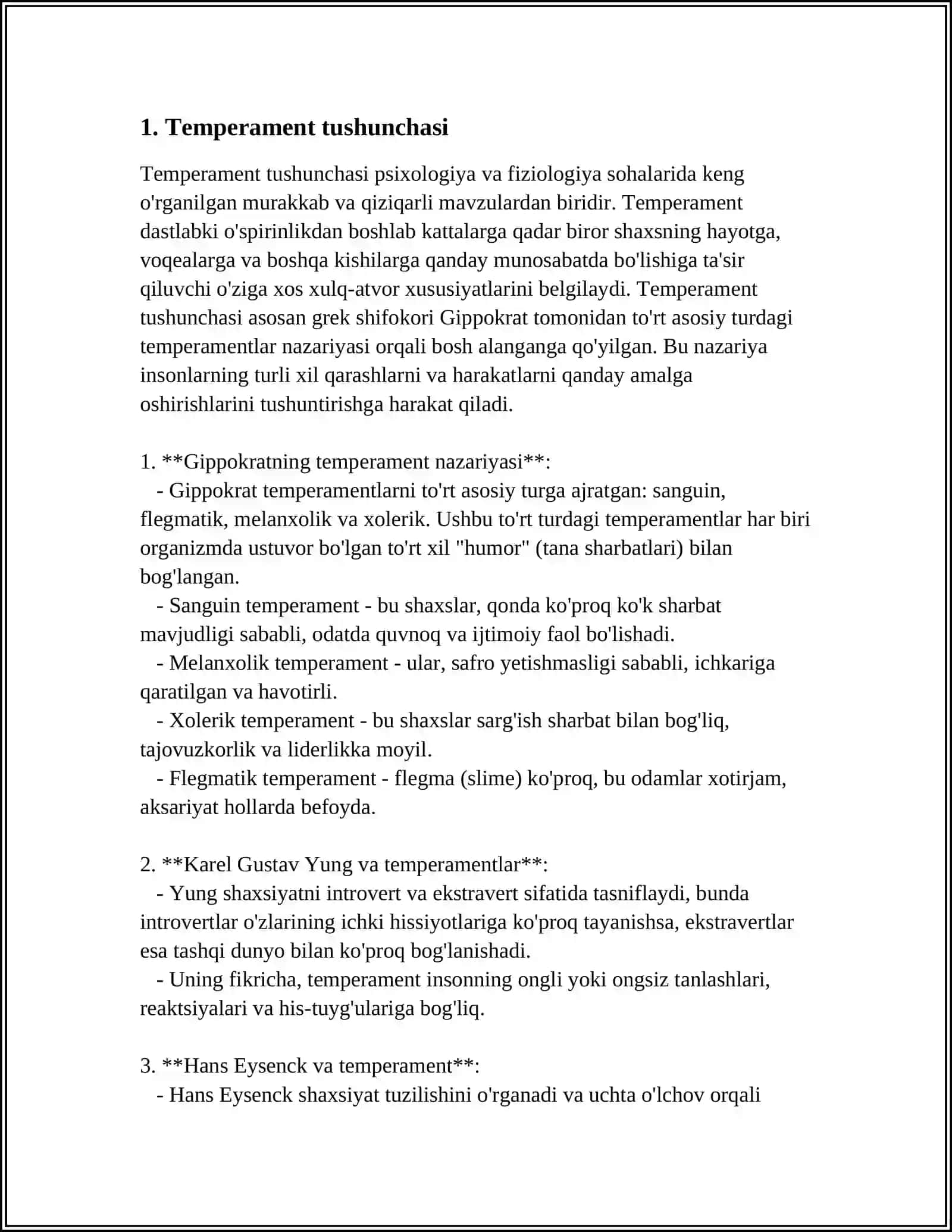 TEMPERAMENT VA UNING NAZARYALARI 3