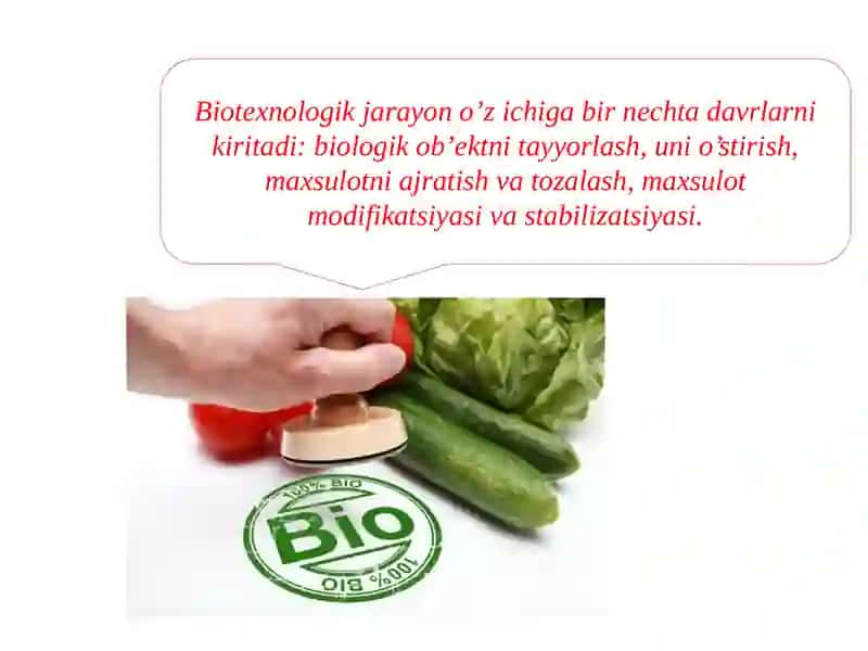 Biotexnalogiyada biologik oʻziga xoslikni qoʻllanilishi 3