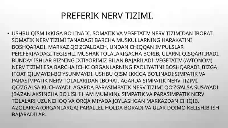 Preferik nervlar nishikastlanishi, umumiy turlari, neyropatiyalar. Neyromuskulyar tutashlarikasalliklari 3