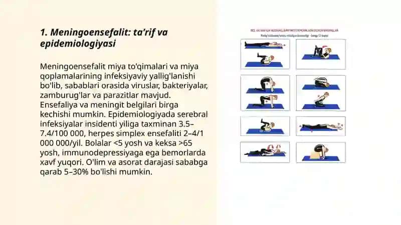 Meningoensefalitni kelib chiqishi, sabablari va zamonaviy davolash usullari 3