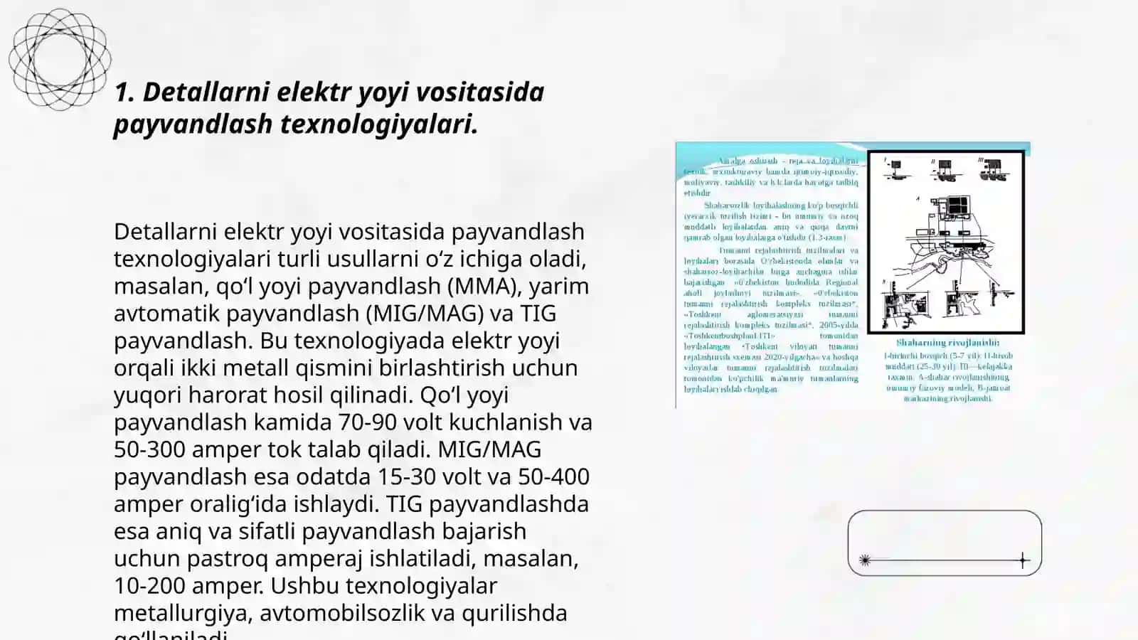 Detallarni elektr yoyi vositasida payvandlash texnologiyalari 3