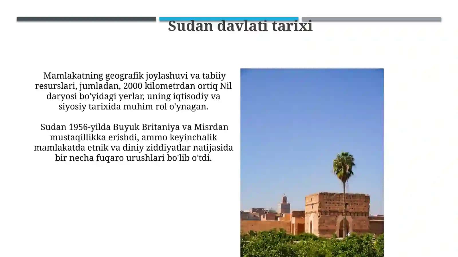 Sudan davlati tarixi 3