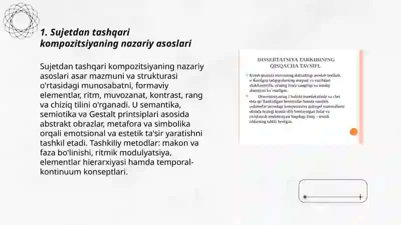 Sujetdan tashqari kompozitsion vazifalar 3