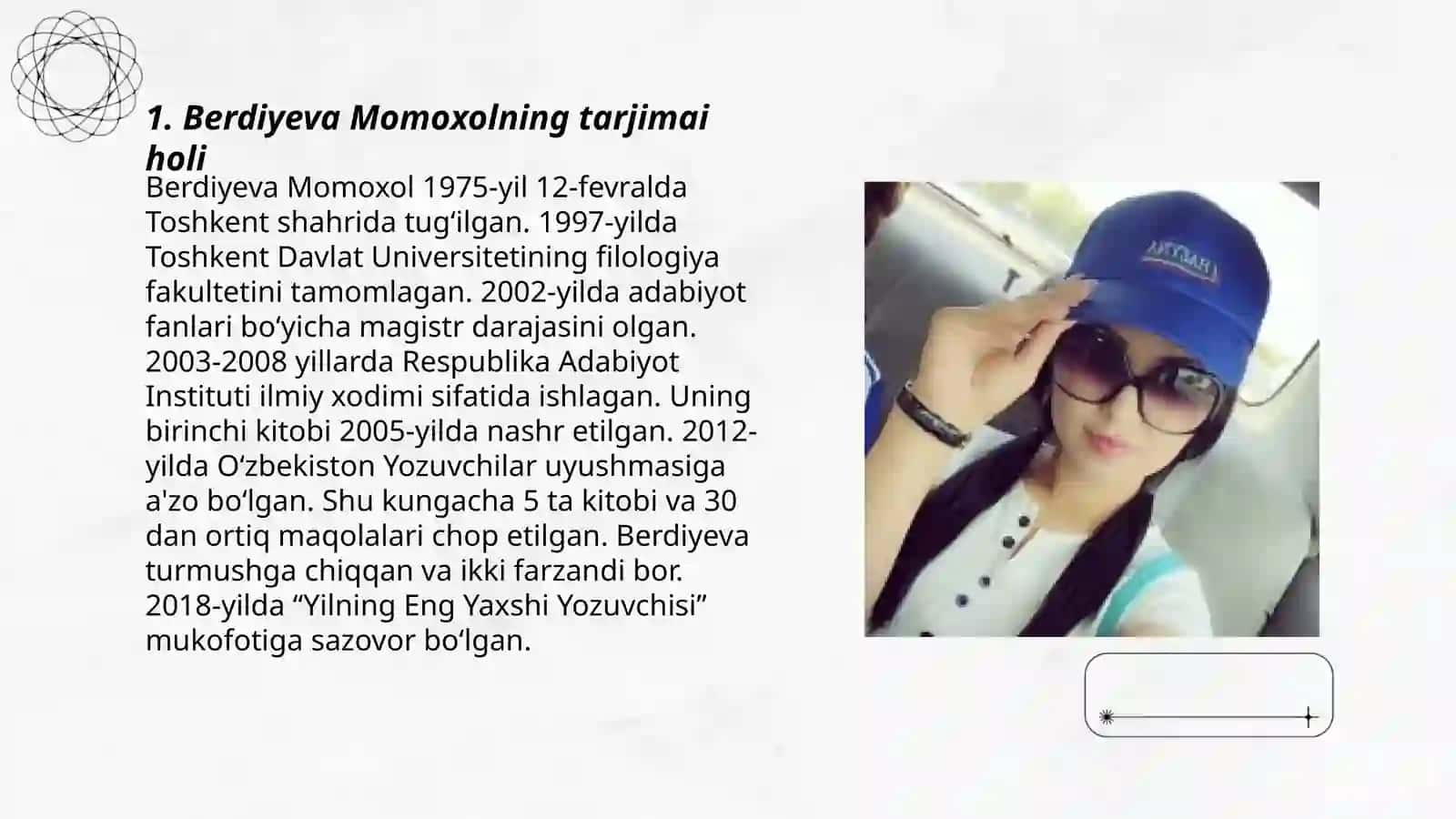 Berdiyeva Momoxol 3