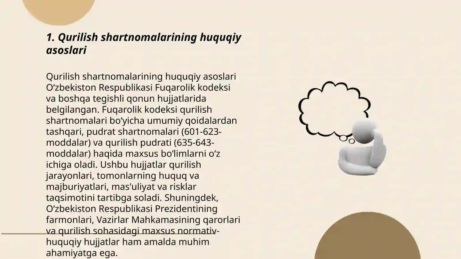 Qurilishni shartnoma asosida tashkil etish 3