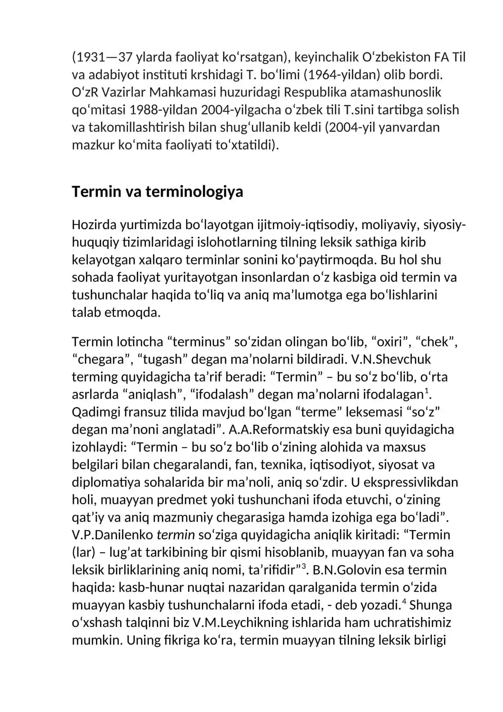 Terminlar bo'yicha Nostandart Testlar Tuzish 3