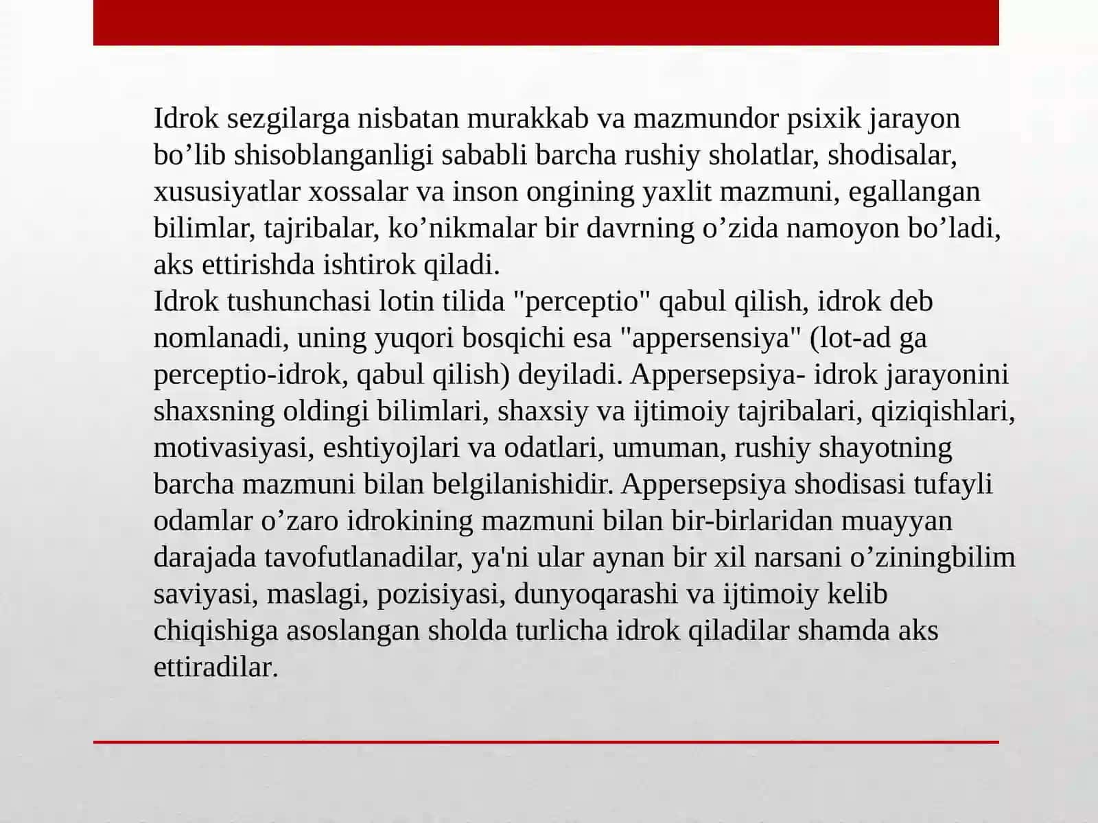 PSIXOLOGIYA NAZARIYASI VA TARIXI FANDAN BOBOXONOV ELDORINING MUSTAQIL ISHI 3