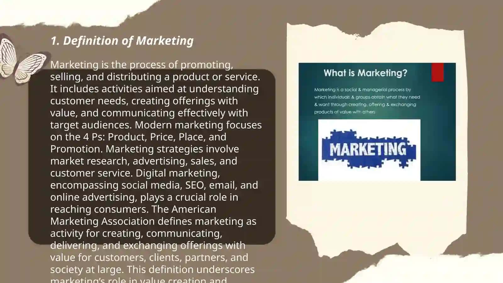 What is marketing? 3