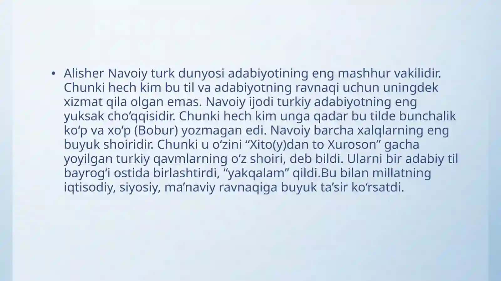 Alisher Navoiyning Hamsa turkumiga kiruvchi dostonlaroda ilgari surilgan ta'lim tarbiyaga oid g‘oyalar 3