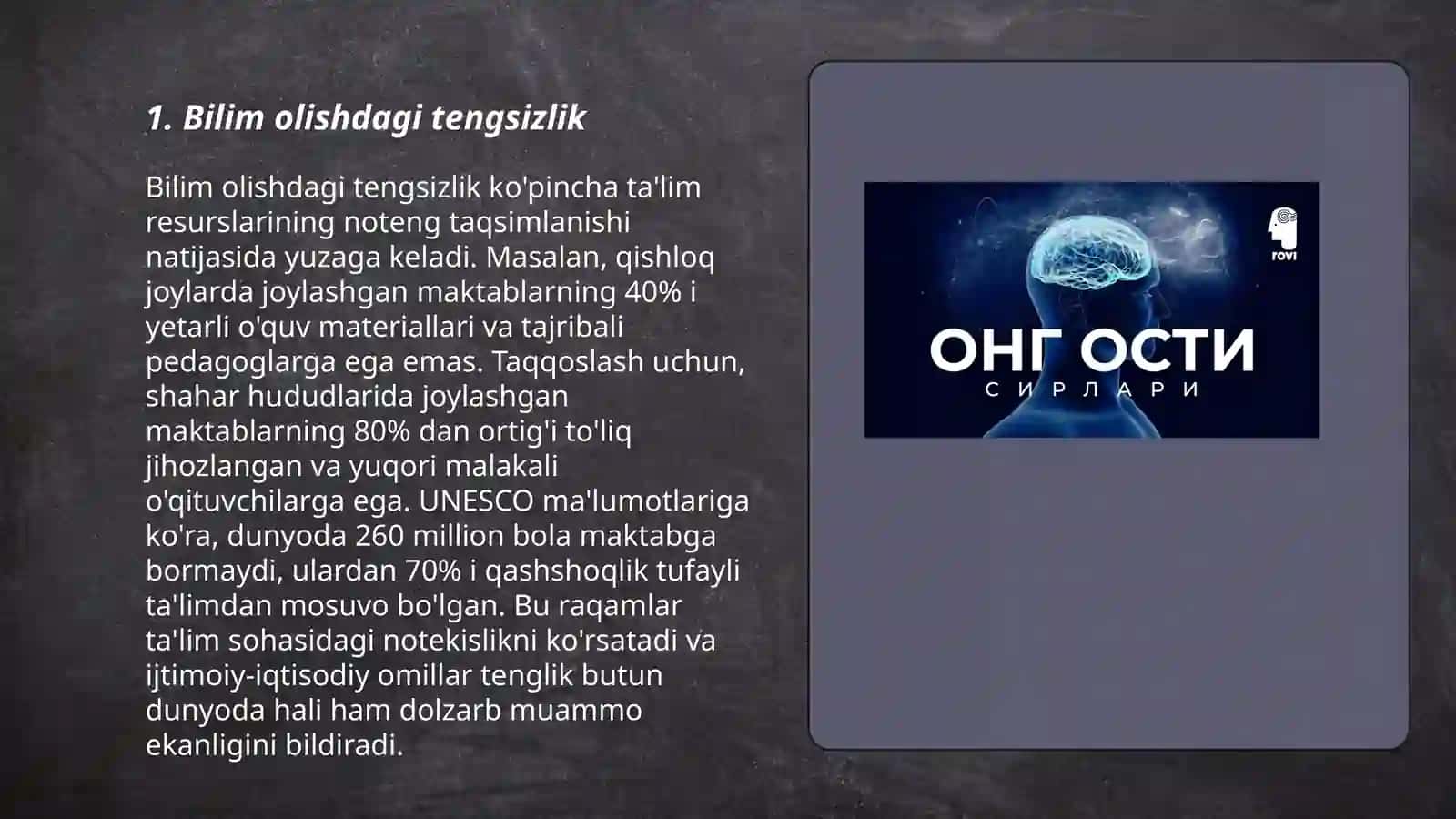 Ong taraqiyoti va ongsizlik 3