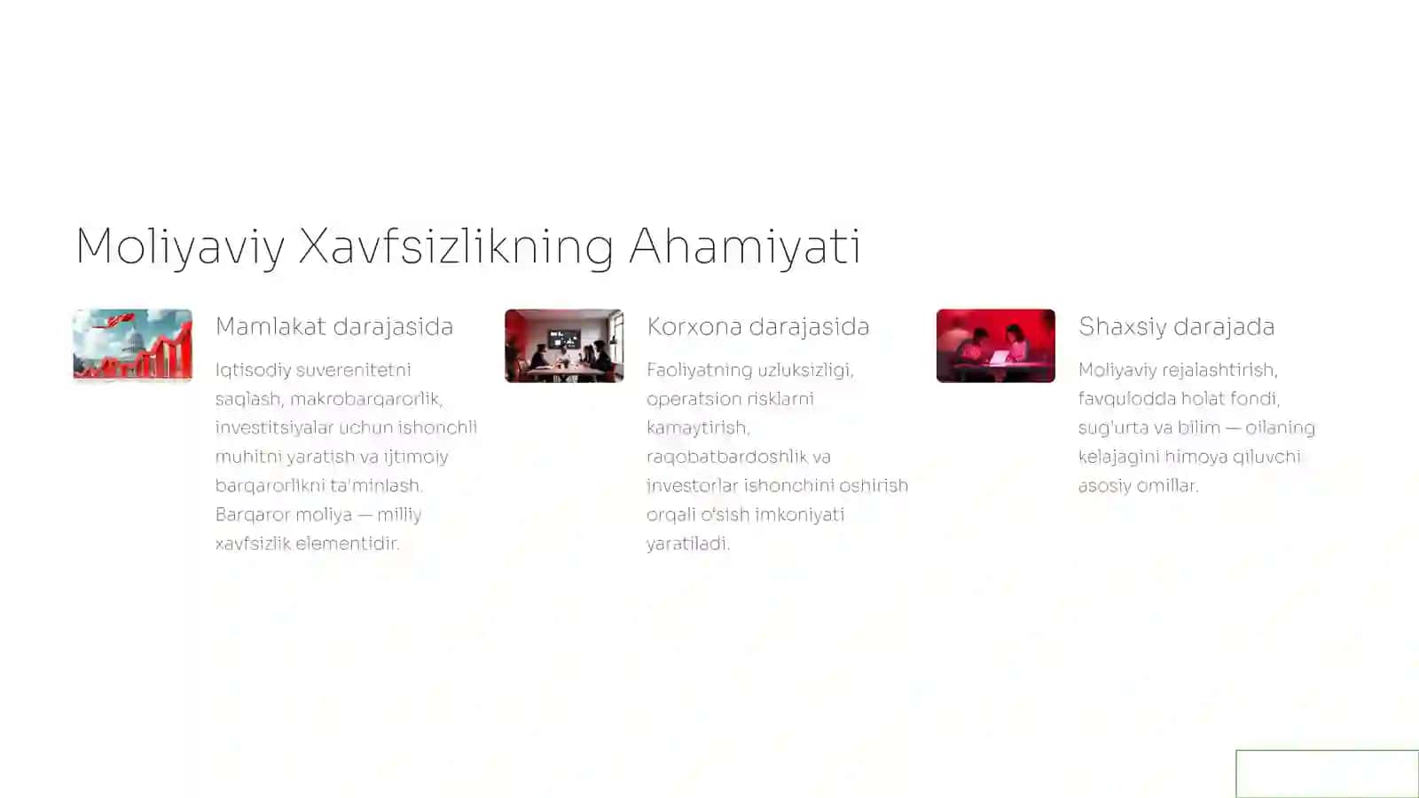 Moliyaviy Xavfsizlik: Barqaror Kelajak Garovi 3