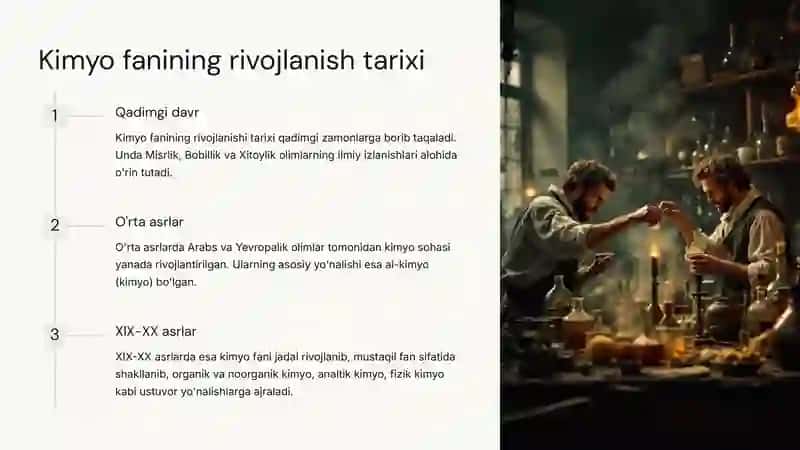 Kimyoning hozirgi kundagi dolzarb muammolari 3