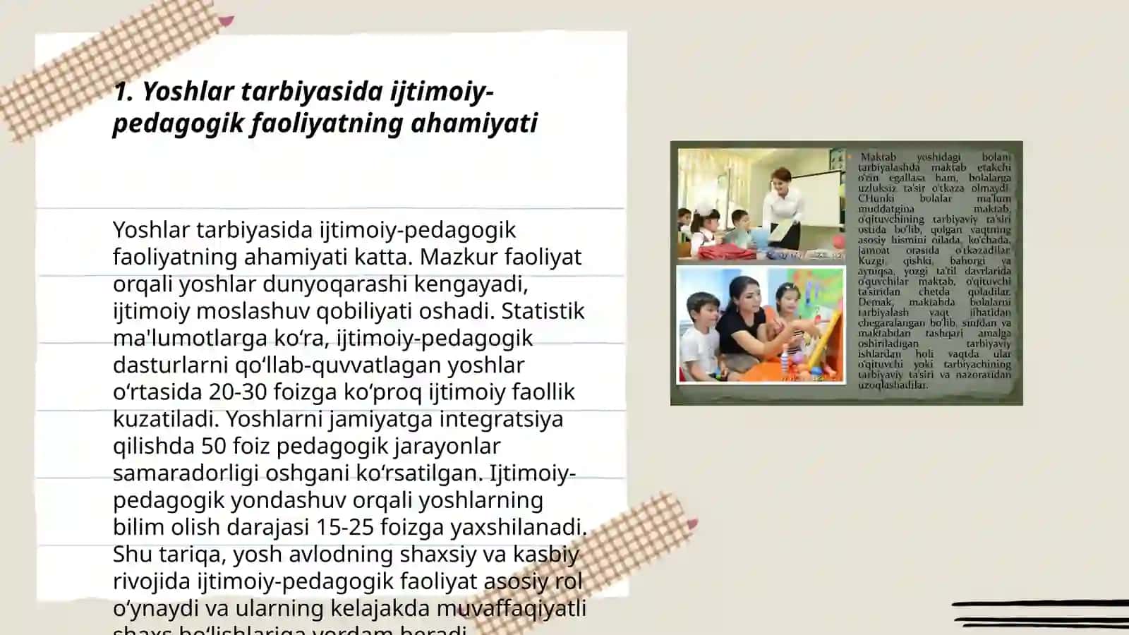 Yoshlar tarbiyasida ijtimoiy pedagogik faoliyat mazmuni tuzulmasi va funksiyasi 3