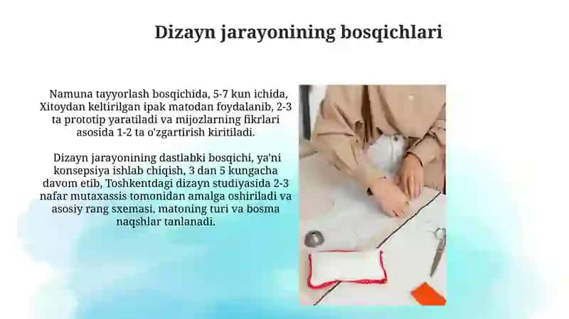 Jozibadorlik va Ipak Mahsulot Dizayni 3