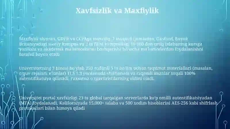 Universitet portali va tarqatma materiallar asosida 3