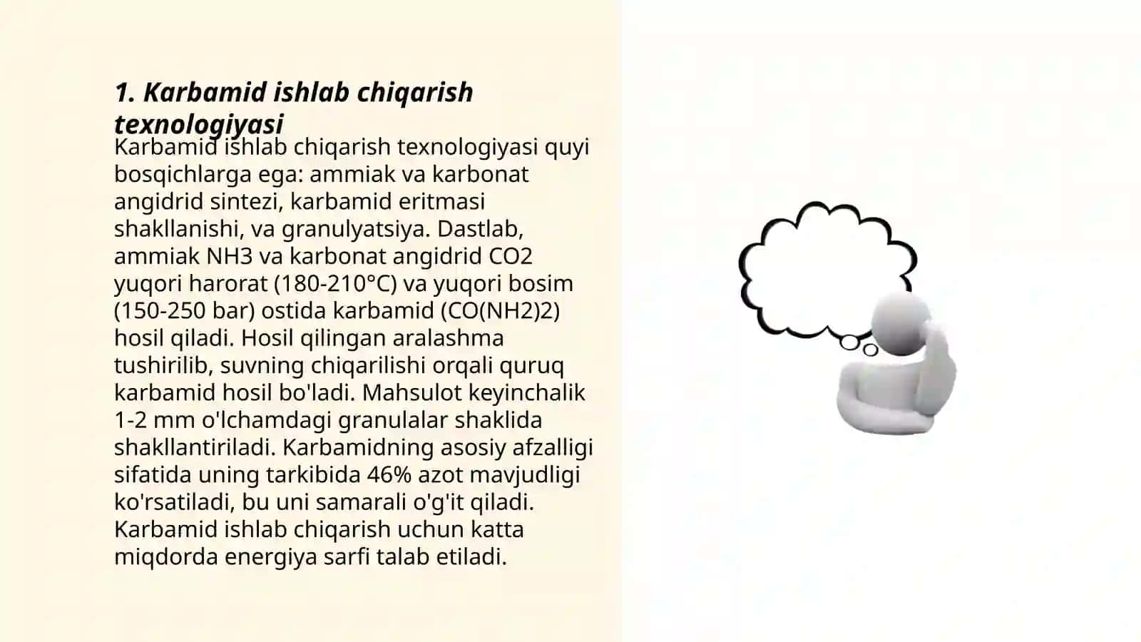 Karbamid (mochavina) ishlab chiqarish qurilmalari 3