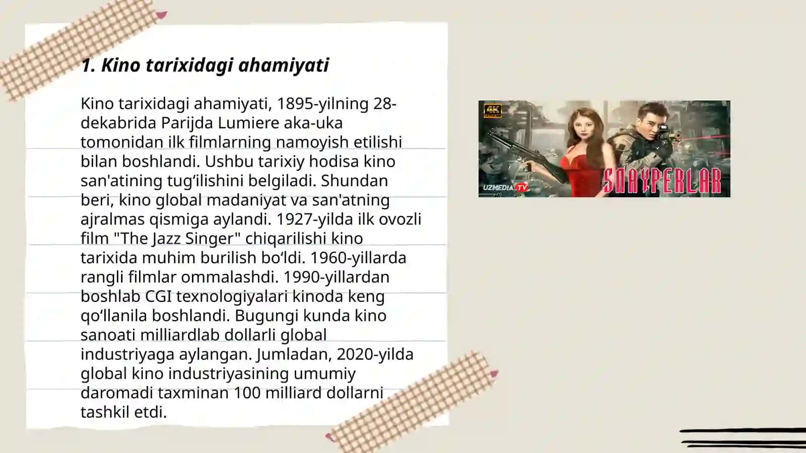 Kinoya haqida 3