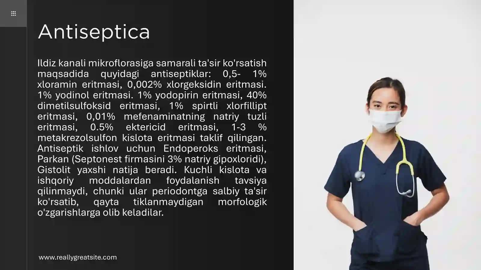 O'tkir periodontitning intoksikaciya bosqichida birinchi yordam 3