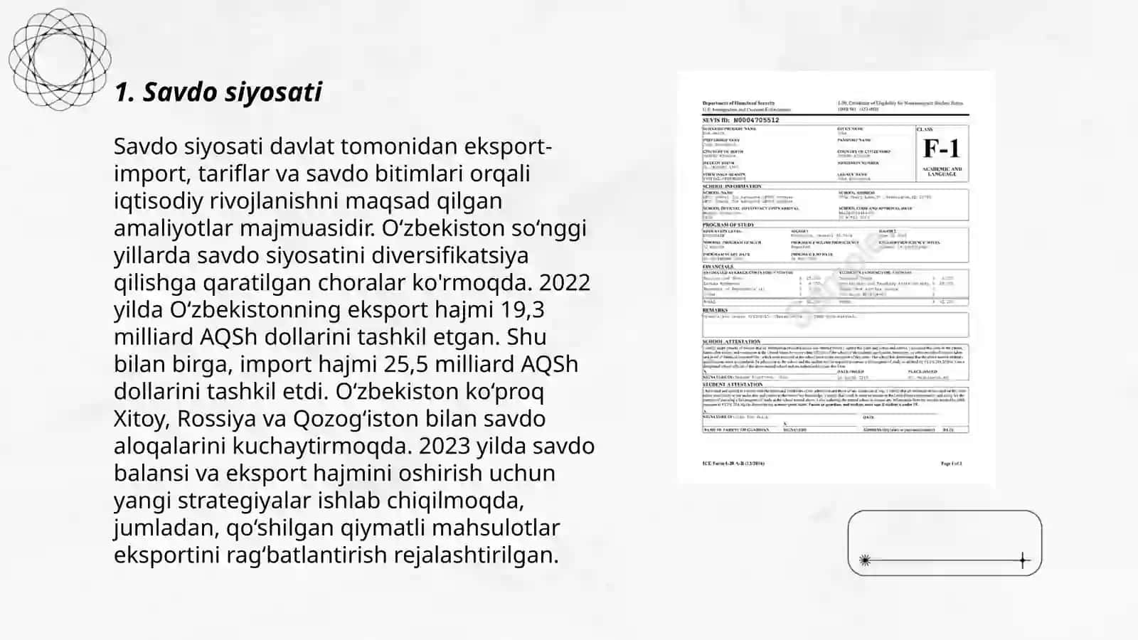 Davlatning tashqi iqtisodiy faoliyatini tartibga solish siyosati 3