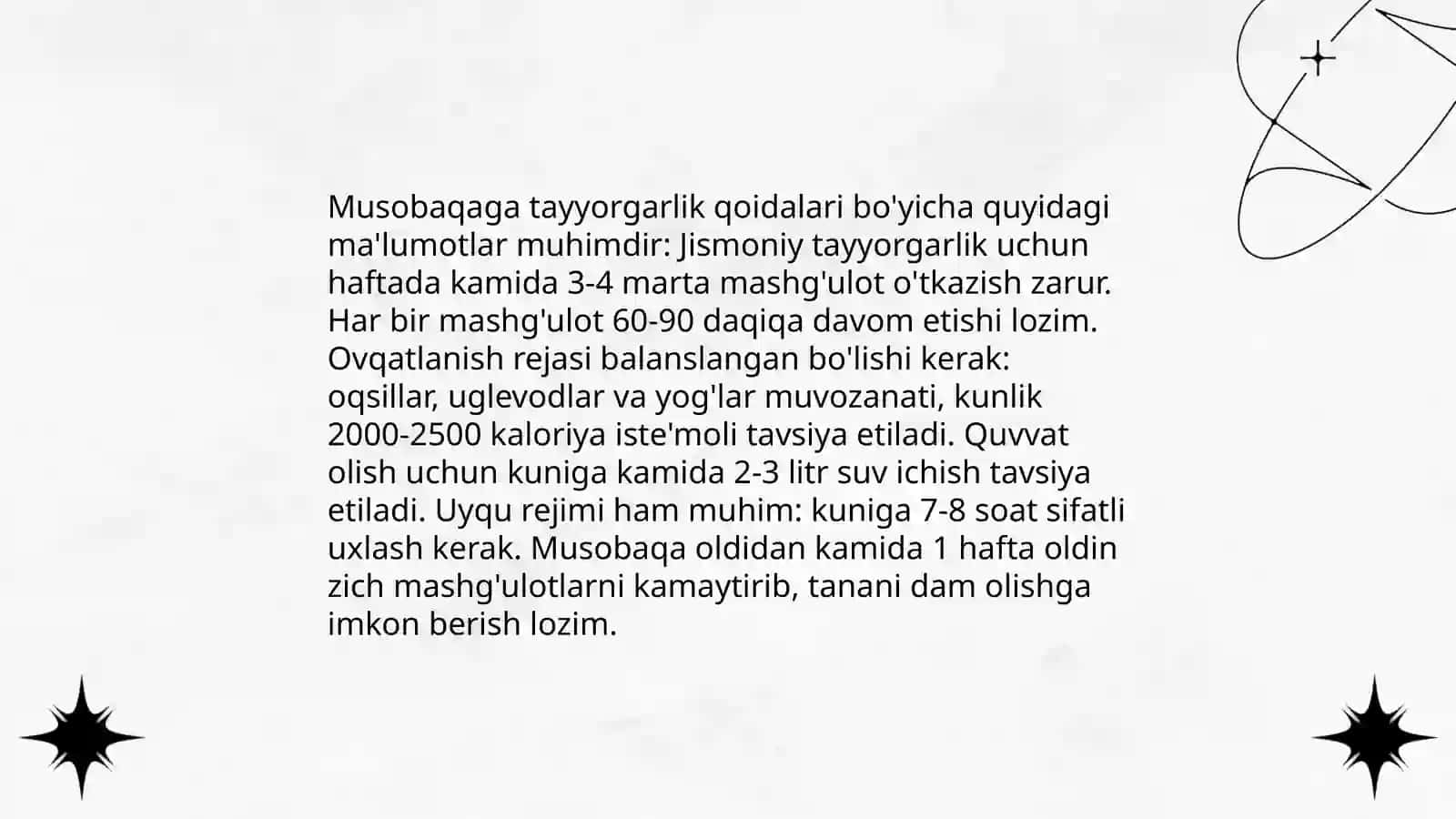 Disk uloqtirish boʻyicha musobaqa qoydalari 3