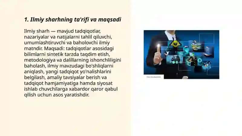 Ilmiy sharh tuzish qoidalari 3