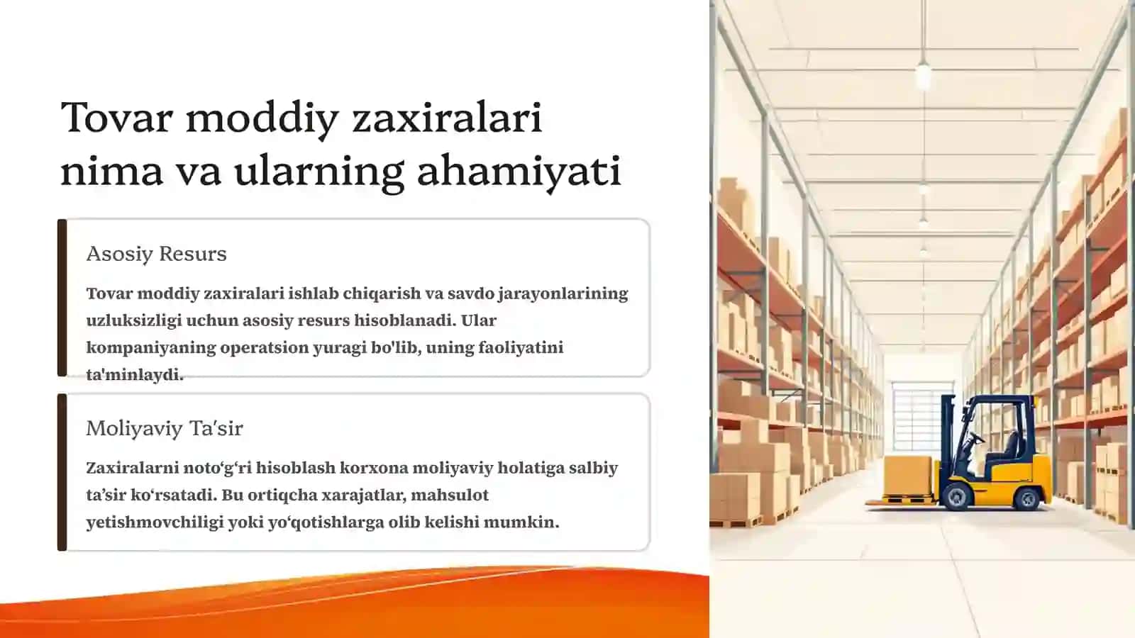 Tovar moddiy zaxiralarini qabul qilish va hisobga olish to‘g‘riligini tekshirish 3