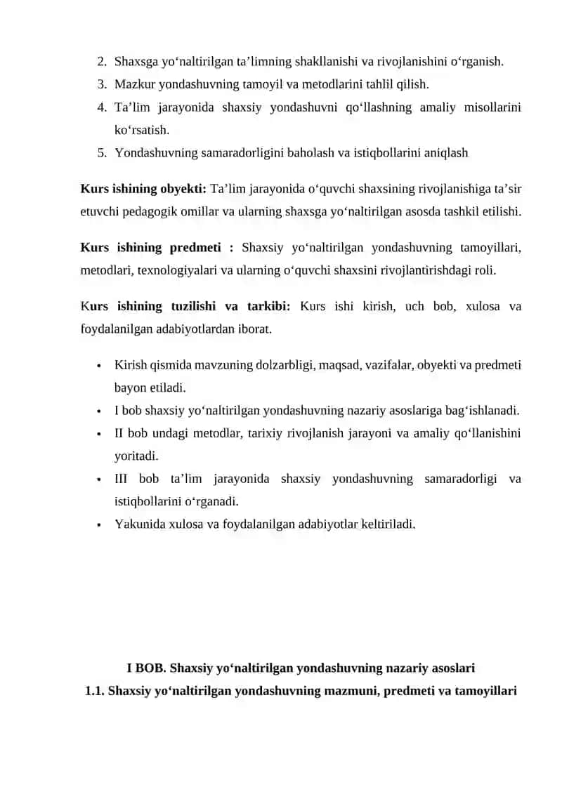 Shaxsiy yoʻnaltirilgan yondashuv 3