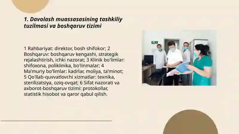 Davolash muassalarining faoliyatini tashkil etish 3