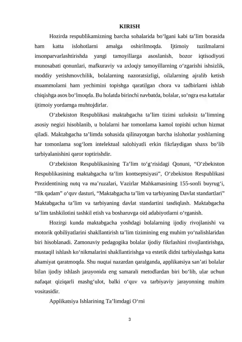 Maktabgacha yoshdagi bolalarni applikatsiya ishlariga oʼrgatish 3