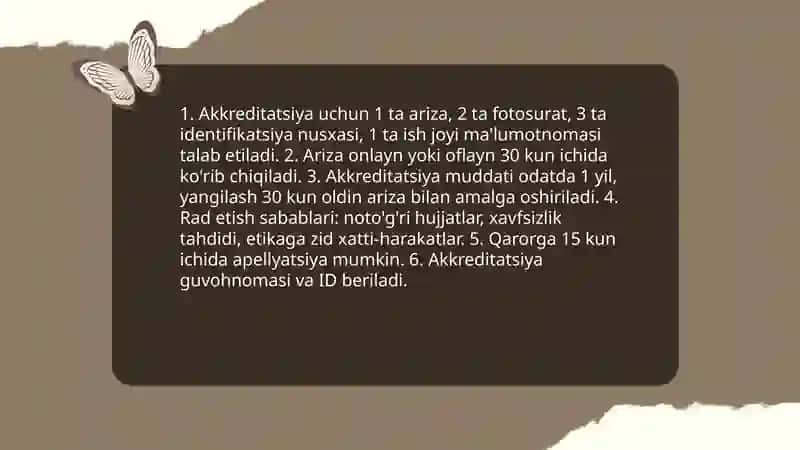 Akkreditatsiya qilingan jurnalistining huquqi 3