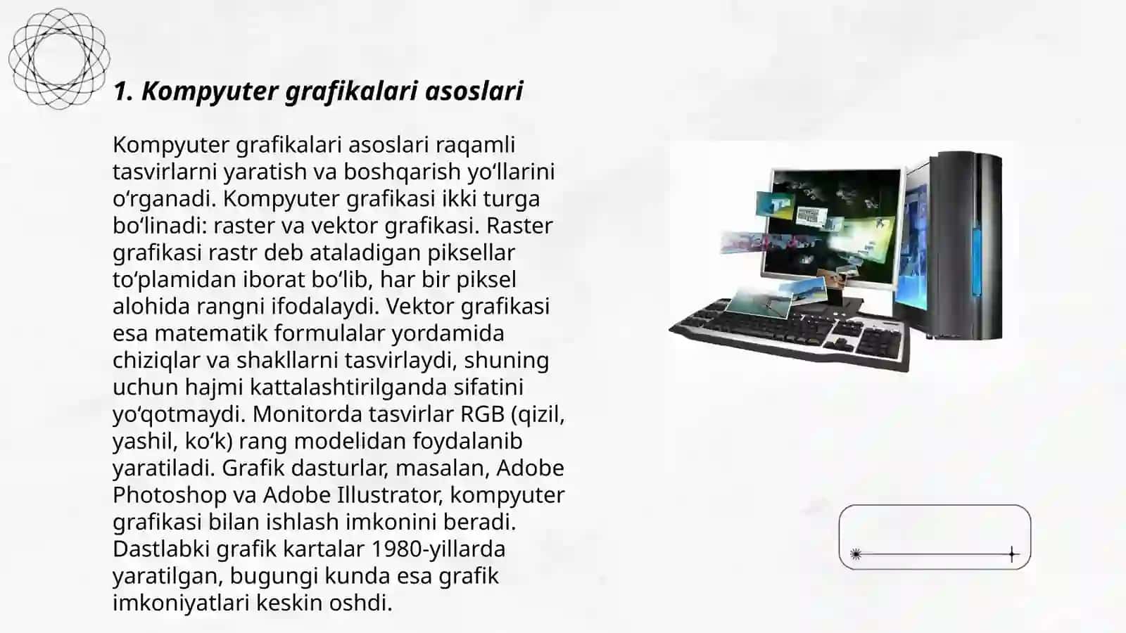 Kompyuter grafikalari asoslari 3